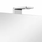 Mirror Container with 4 Crystal Doors with 12 Shelves and 4 LED Lights - Maxi Viadurini