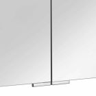 Mirror Container with 4 Crystal Doors with 12 Shelves and 4 LED Lights - Maxi Viadurini