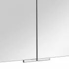 Mirror Container with 4 Crystal Doors with 12 Shelves and 4 LED Lights - Maxi Viadurini