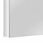 Mirror Container with 4 Crystal Doors with 12 Shelves and 4 LED Lights - Maxi Viadurini