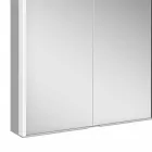 Wall Mirror in Aluminum with LED Lighting - Demon Viadurini