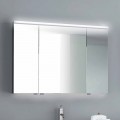 Carol mirror cabinet with 3 doors and LED lights