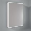 Wooden Mirror Container with Double Mirror and Lights Made in Italy - Darwin