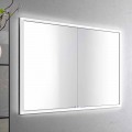 Adele recessed mirror cabinet with 2 doors and LED lights