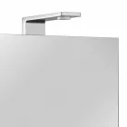 Modern Container Mirror with 3 Crystal Doors and 3 LED Lights - Maxi Viadurini