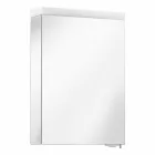 Modern Container Mirror with Hinged Door and LED Lighting - Alfio Viadurini