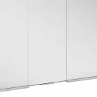 Modern Recessed Mirror Container with LED Light and Touch Keypad - Demon Viadurini