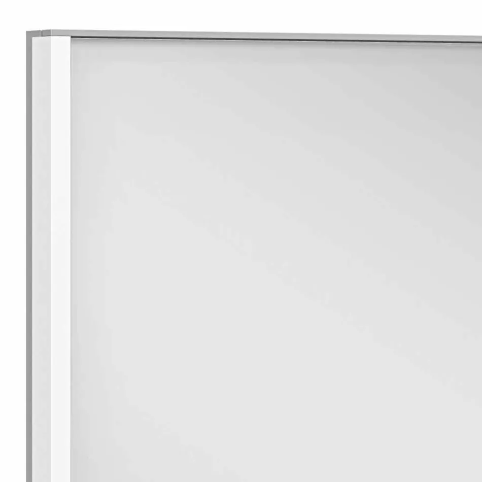 Modern Recessed Mirror Container with LED Light and Touch Keypad - Demon Viadurini
