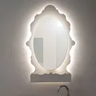 Backlit Plexiglass Mirror Cabinet Made in Italy - Leira Viadurini