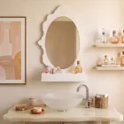 Backlit Plexiglass Mirror Cabinet Made in Italy - Leira Viadurini