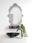 Backlit Plexiglass Mirror Cabinet Made in Italy - Leira Viadurini
