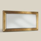 Classic Rectangular Gold Leaf Frame Mirror Made in Italy - Milli Viadurini