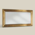 Classic Rectangular Gold Leaf Frame Mirror Made in Italy - Milli