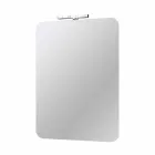 Wall Bathroom Mirror with Modern Design LED Lamp Made in Italy - Guido Viadurini