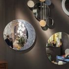 Wall mirror 100% Made in Italy of contemporary design Aldo Viadurini