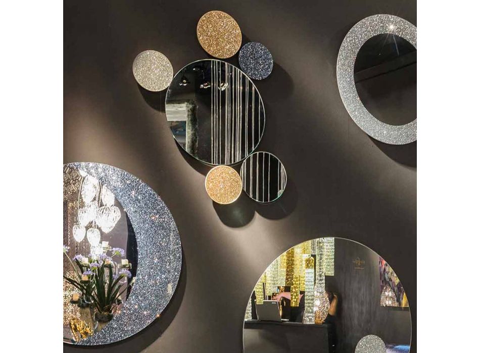 Modeno round wall mirror made in Italy ADDO Viadurini