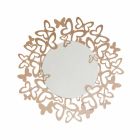 Modern Design Circular Wall Mirror in Iron Made in Italy - Stelio Viadurini