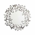 Modern Design Circular Wall Mirror in Iron Made in Italy - Stelio Viadurini