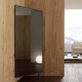 Wall Mirror with Opening Door and Coat Hooks Made in Italy - Boro