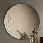 Arabella Wall Mirror with Engravings Made in Italy Viadurini