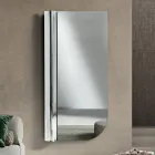 Beniamina Wall Mirror with Wave Side Made in Italy Viadurini