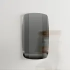 Wall Mirror with Structure in Black Painted Wood Made in Italy - Arya Viadurini