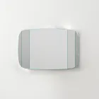 Wall Mirror with Structure in Black Painted Wood Made in Italy - Arya Viadurini