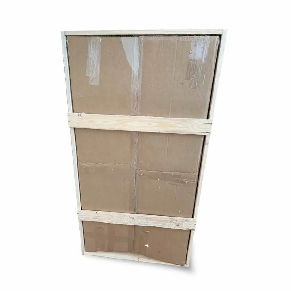 Wall Mirror with Aluminum Frame and LED Light Made in Italy - Chik Viadurini