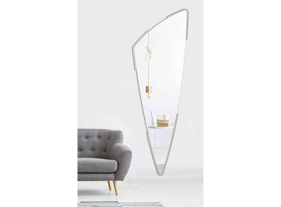 Long Decorative Cantilever Wall Mirror in 4 Colors - Spino Viadurini