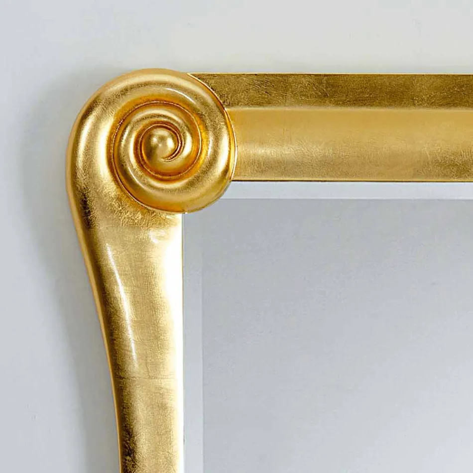 Bates modern design wall mirror, 123x90 Viadurini