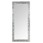 Wall Mirror in Hand Decorated Wood Made in Italy - Niagara Viadurini