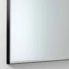 Square Wall Mirror with Frosted Glass Frame Made in Italy - Mirro Viadurini