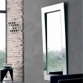 Rectangular Wall Mirror with Inclined Frame Made in Italy - Salamina