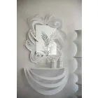 Modern Rectangular Iron Wall Mirror Made in Italy - Penny Viadurini