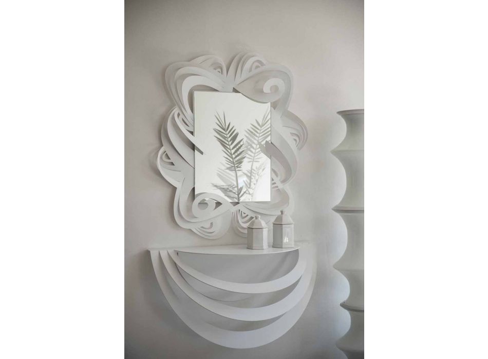 Modern Rectangular Iron Wall Mirror Made in Italy - Penny Viadurini