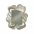 Modern Rectangular Iron Wall Mirror Made in Italy - Penny Viadurini