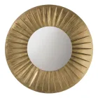 Round Wall Mirror with Iron Frame Elegant Design - Tassio Viadurini