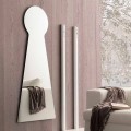 Shaped Wall Mirror with Melamine Panel Made in Italy - Bromo