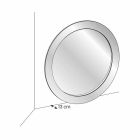 Modern Round Floor Mirror with Inclined Frame Made in Italy - Salamina Viadurini
