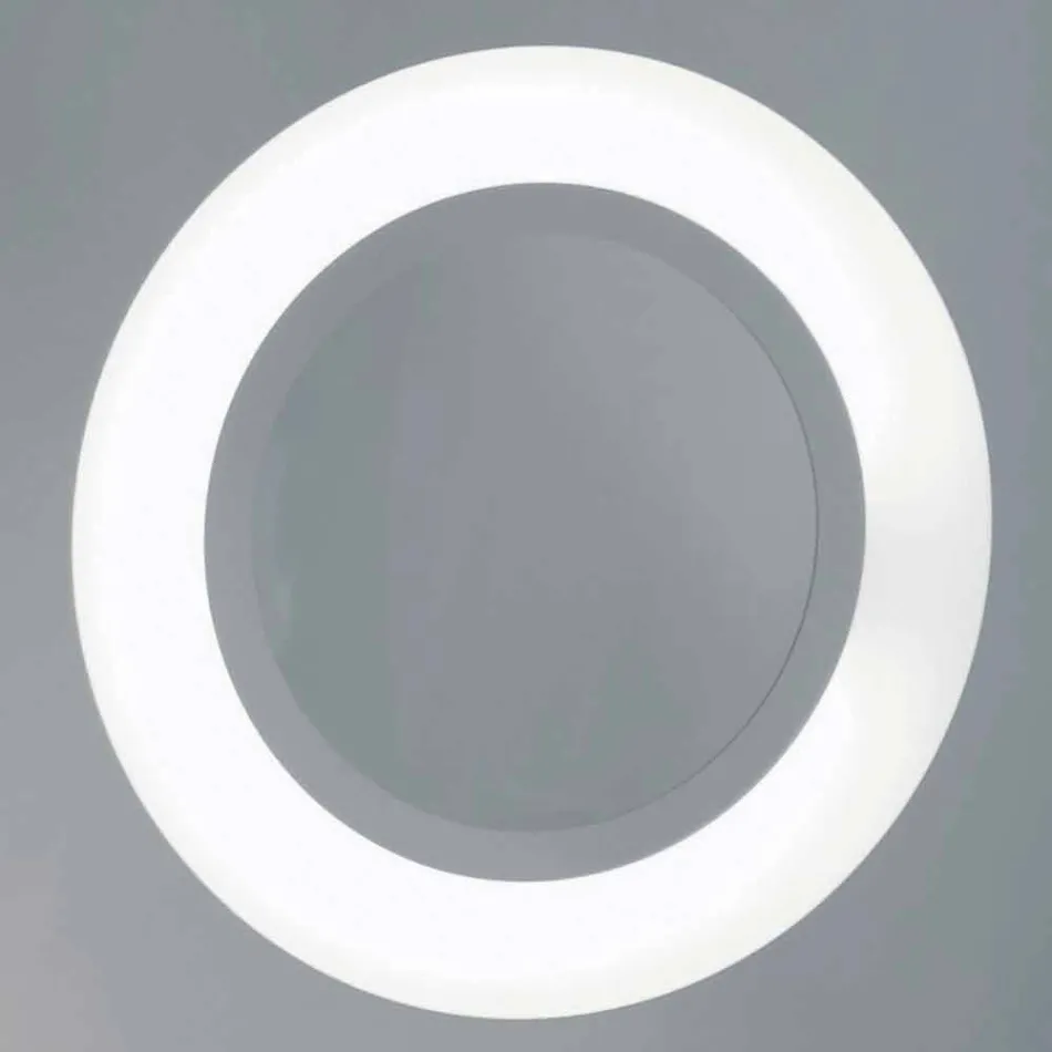 Modern design makeup mirror, LED lighting, Maren Viadurini