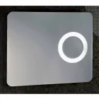 Modern design makeup mirror, LED lighting, Maren Viadurini