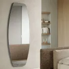 Elongated Mirror in Three Color Variations Made in Italy - Silea Viadurini