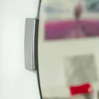 Modern Round Design Cantilever Wall Mirror with Frame - Odosso Viadurini