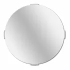 Modern Round Design Cantilever Wall Mirror with Frame - Odosso Viadurini