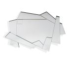 Decorative Wall Mirror in Glass with Shaped Frame - Nefro Viadurini
