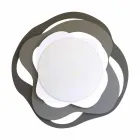Modern Design Mirror from Tricolor Iron Wall Made in Italy - Gertrude Viadurini