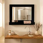 Horizontal Plexiglass Wall Mirror Container Made in Italy - Kiran Viadurini