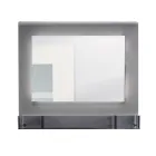 Horizontal Plexiglass Wall Mirror Container Made in Italy - Kiran Viadurini