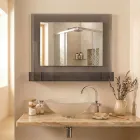 Horizontal Plexiglass Wall Mirror Container Made in Italy - Kiran Viadurini