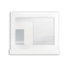 Horizontal Plexiglass Wall Mirror Container Made in Italy - Kiran Viadurini